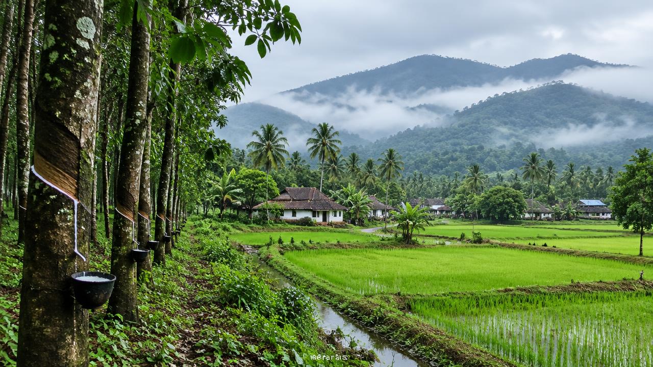 Scenic view of Kottayam, Kerala — online Rudraksha consultation for Kottayam residents